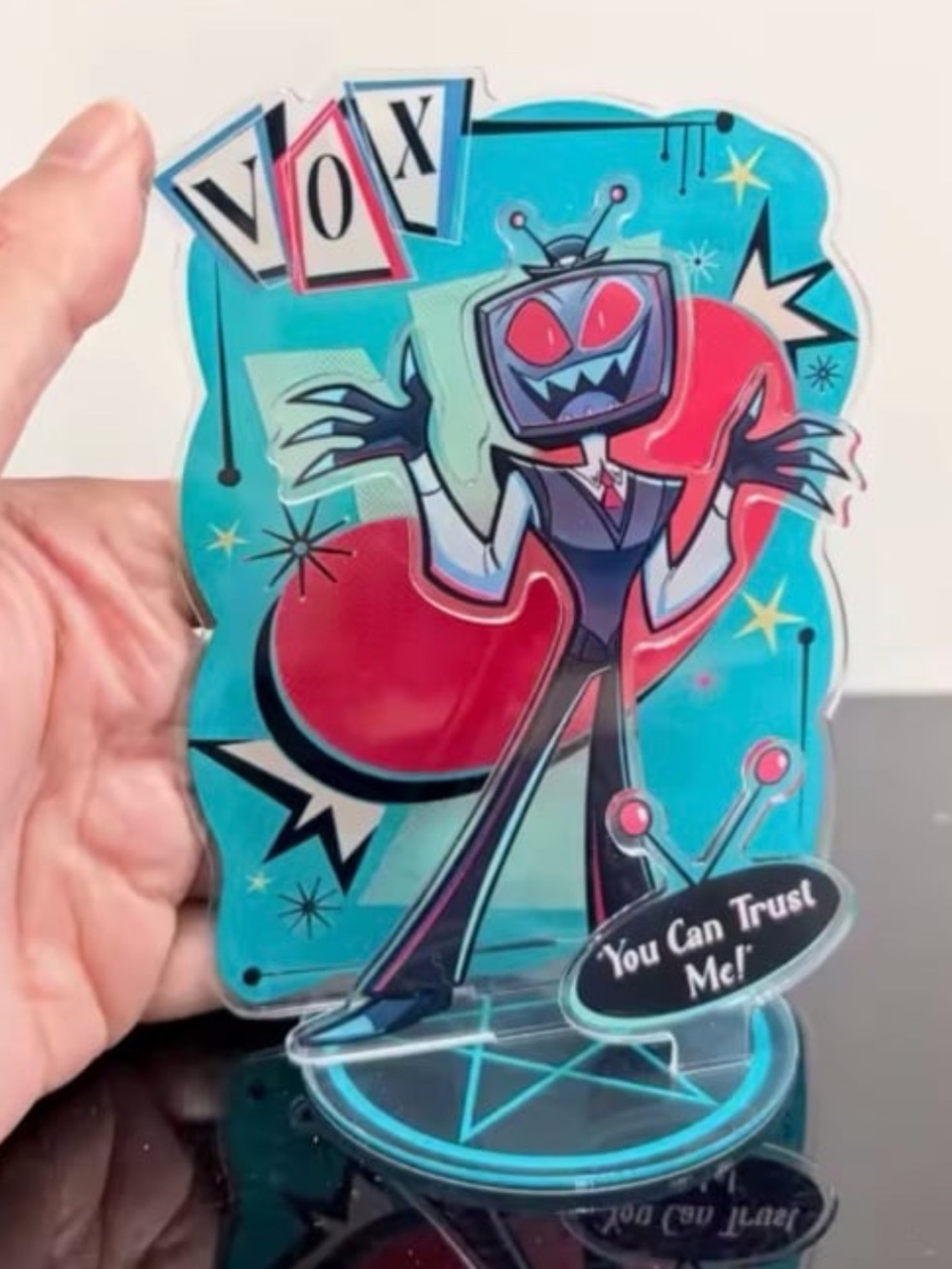 Hazbin Hotel Helluva Boss past Vox anime acrylic figure standee
